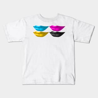 Mona Lisa Smile CMYK Kids T-Shirt